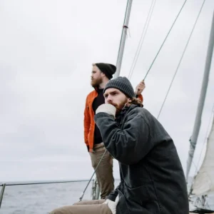 Gorro Térmico Alpino - gorro de punto gris oscuro tejido con costillas verticales